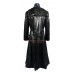 Matrix Neo Black Long Leather Trench Coat